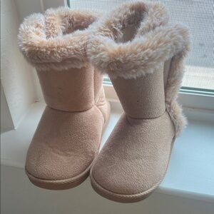 Cozy Tan Kids Boots